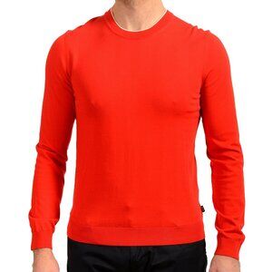 Hugo Boss "Fabello" Men's Red Crewneck Pullover Sweater US XL IT 54